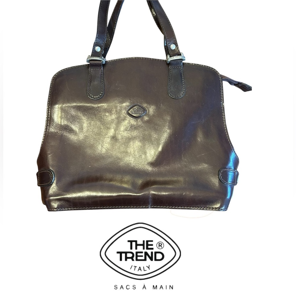 The Trend Brown Leather Shoulder Bag